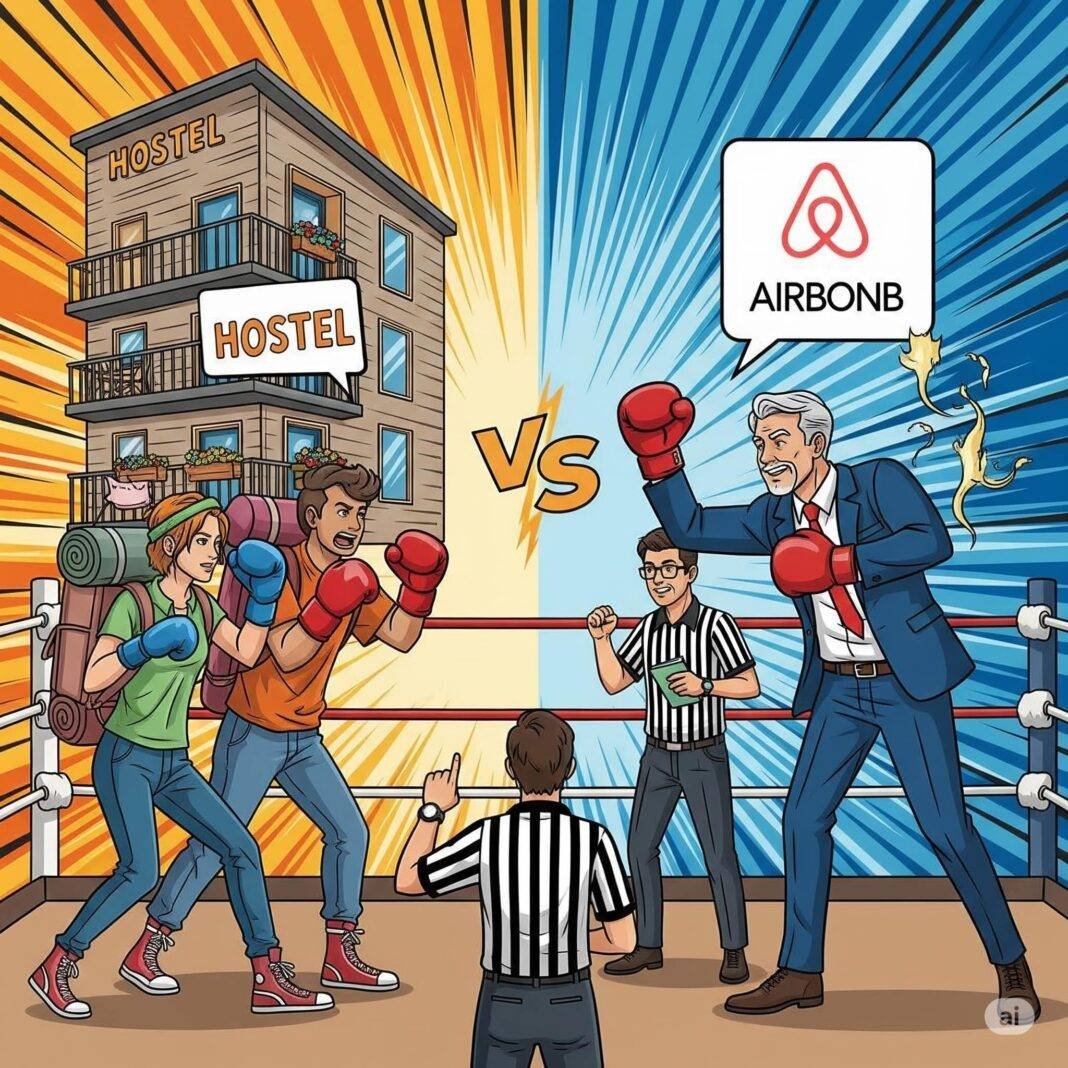 Hostel vs. Airbnb Comparison
