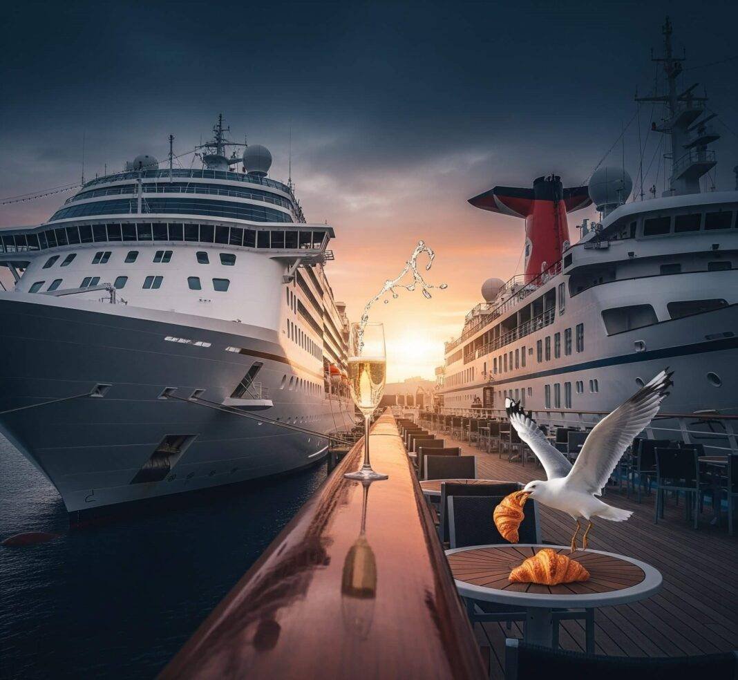 Luxury vs Regular Cruise Sunset