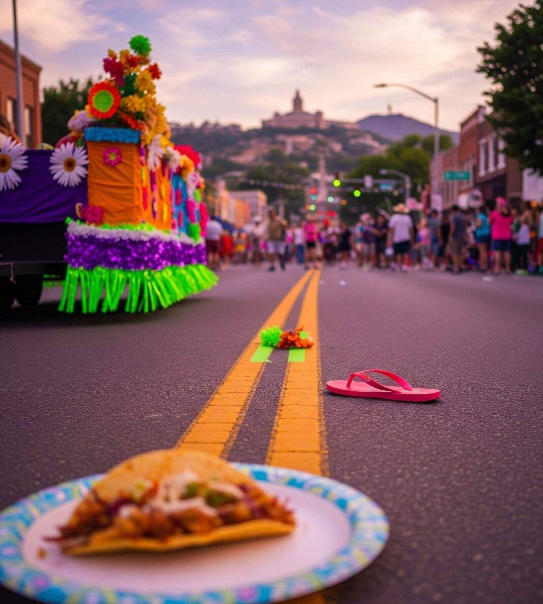 Ohio Street Festival Chaos: Float, Taco, and a Flip-Flop