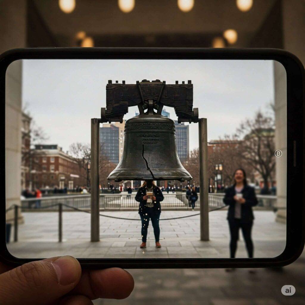 Liberty Bell coffee spill