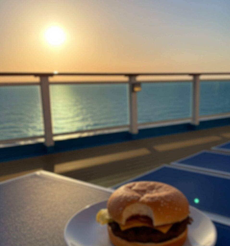 Luxury Cruise Burger