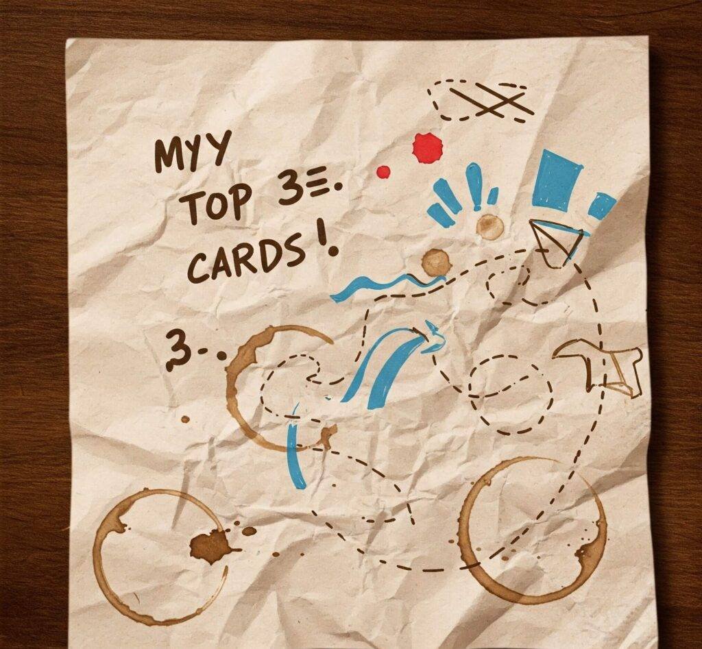 Travel Hacking Napkin Sketch: Top Credit Cards