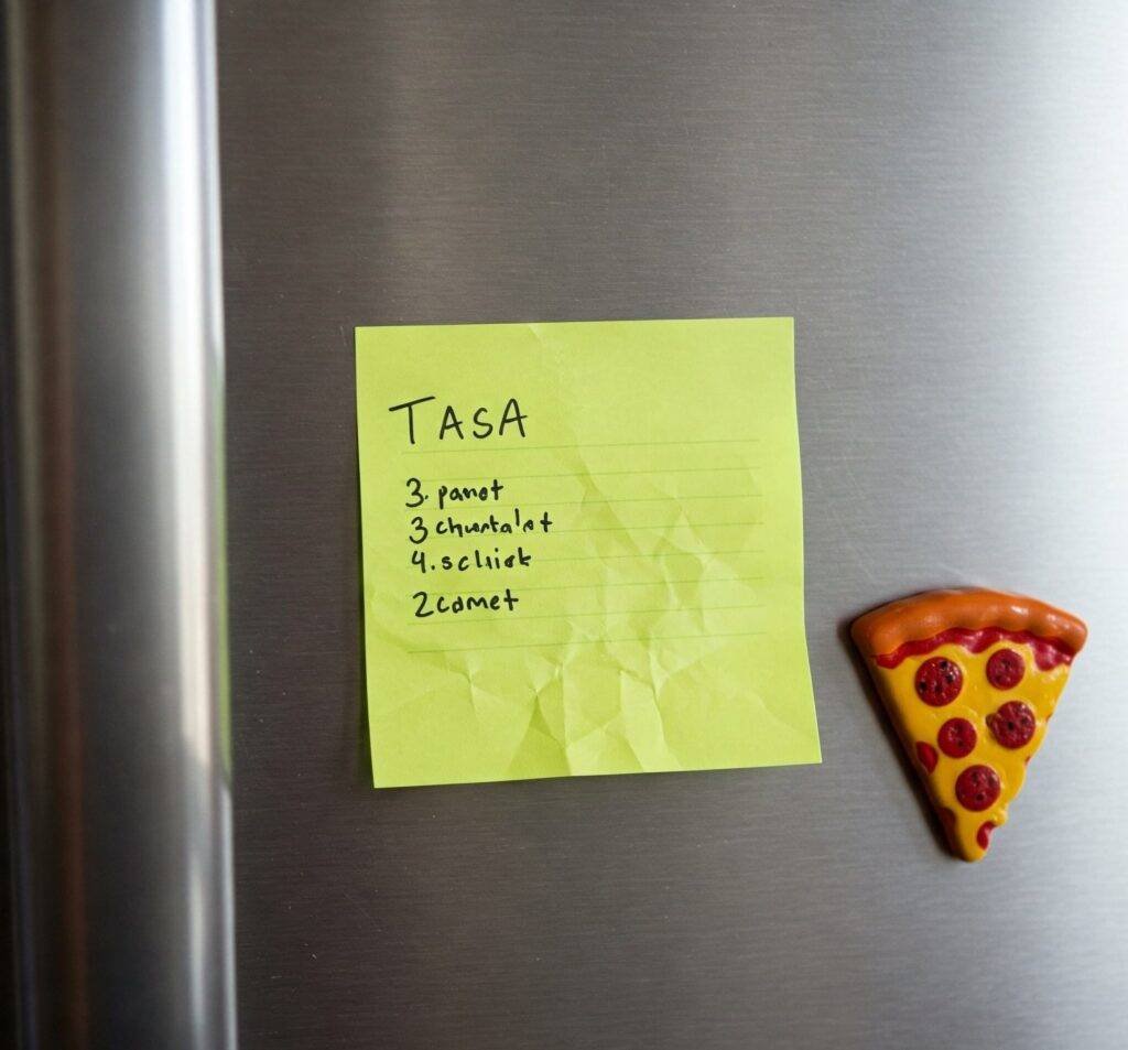 Fridge Sticky Note Survival Tips