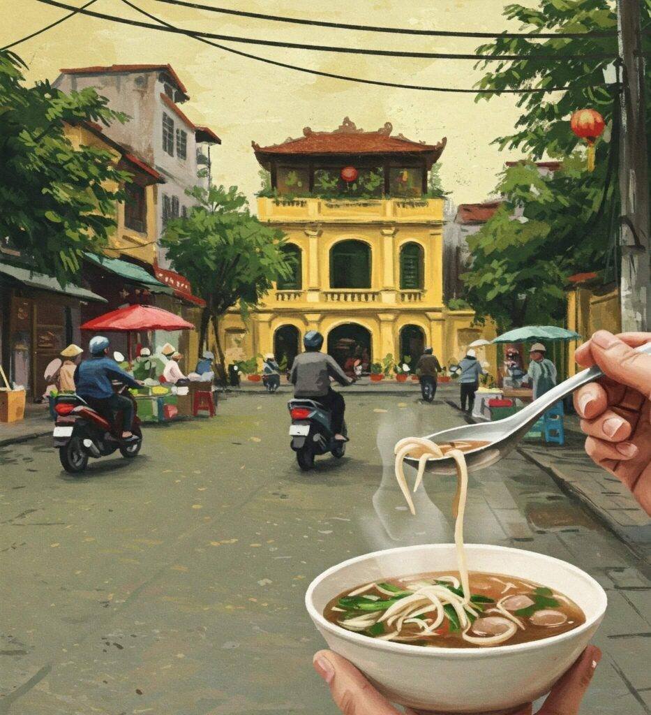 Hanoi street food: Slurping