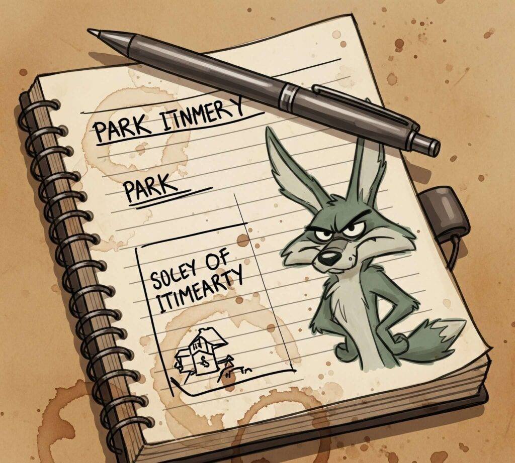 Grumpy coyote trip plan