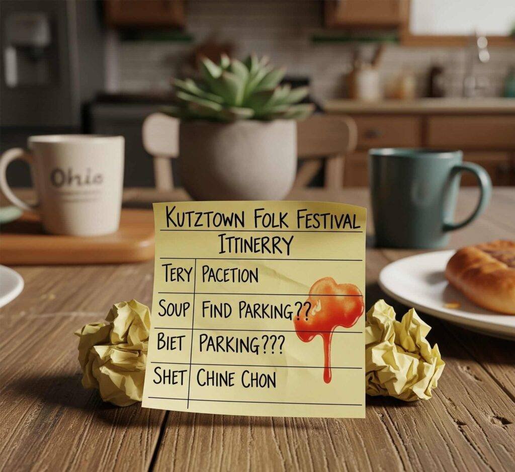 Messy Kutztown Folk Festival Itinerary