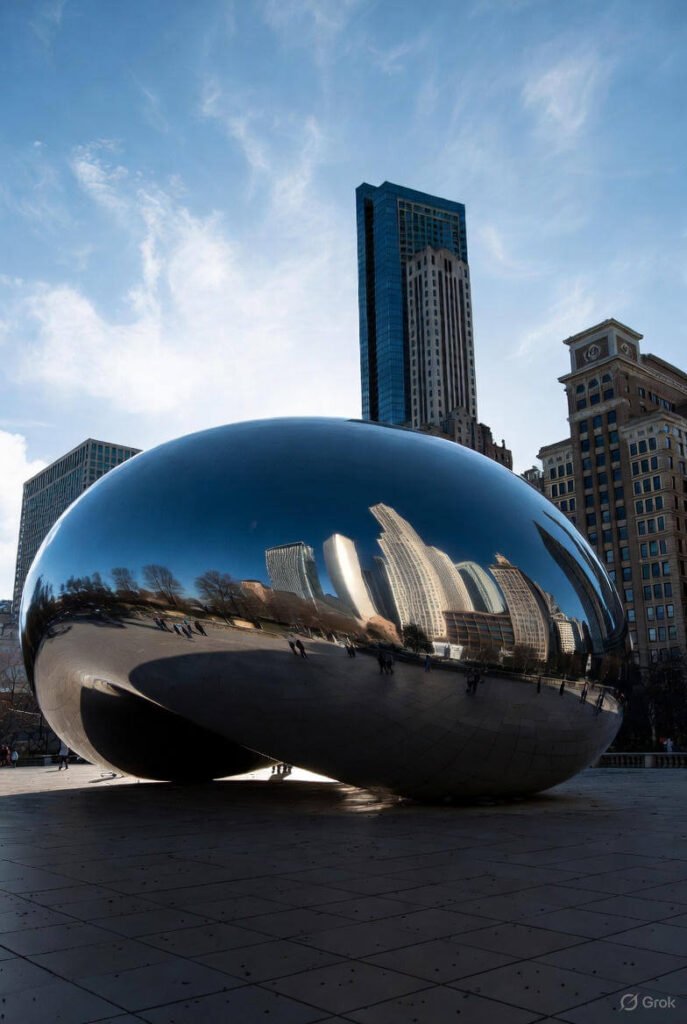 Cloud Gate (The Bean) – Chicago USA