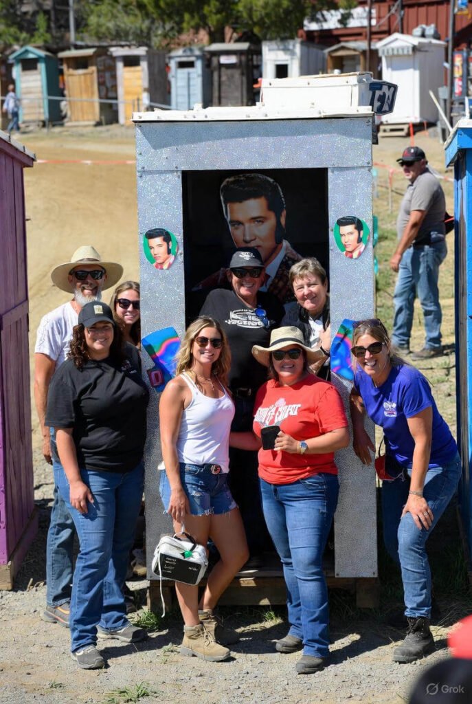 Our toilet was Elvis. Filled it with glitter. Instant war crime.