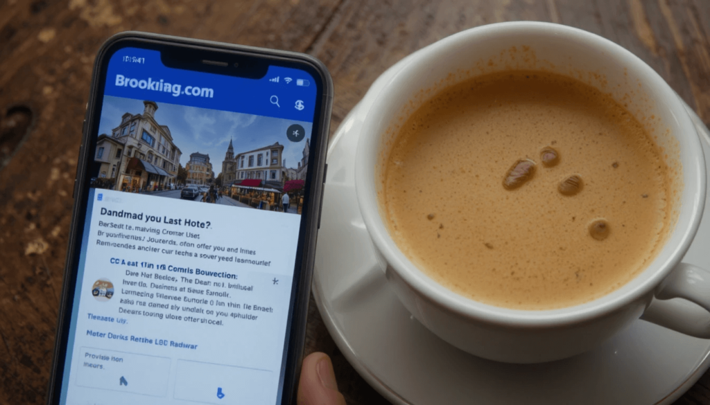  "Booking at the last minute again"